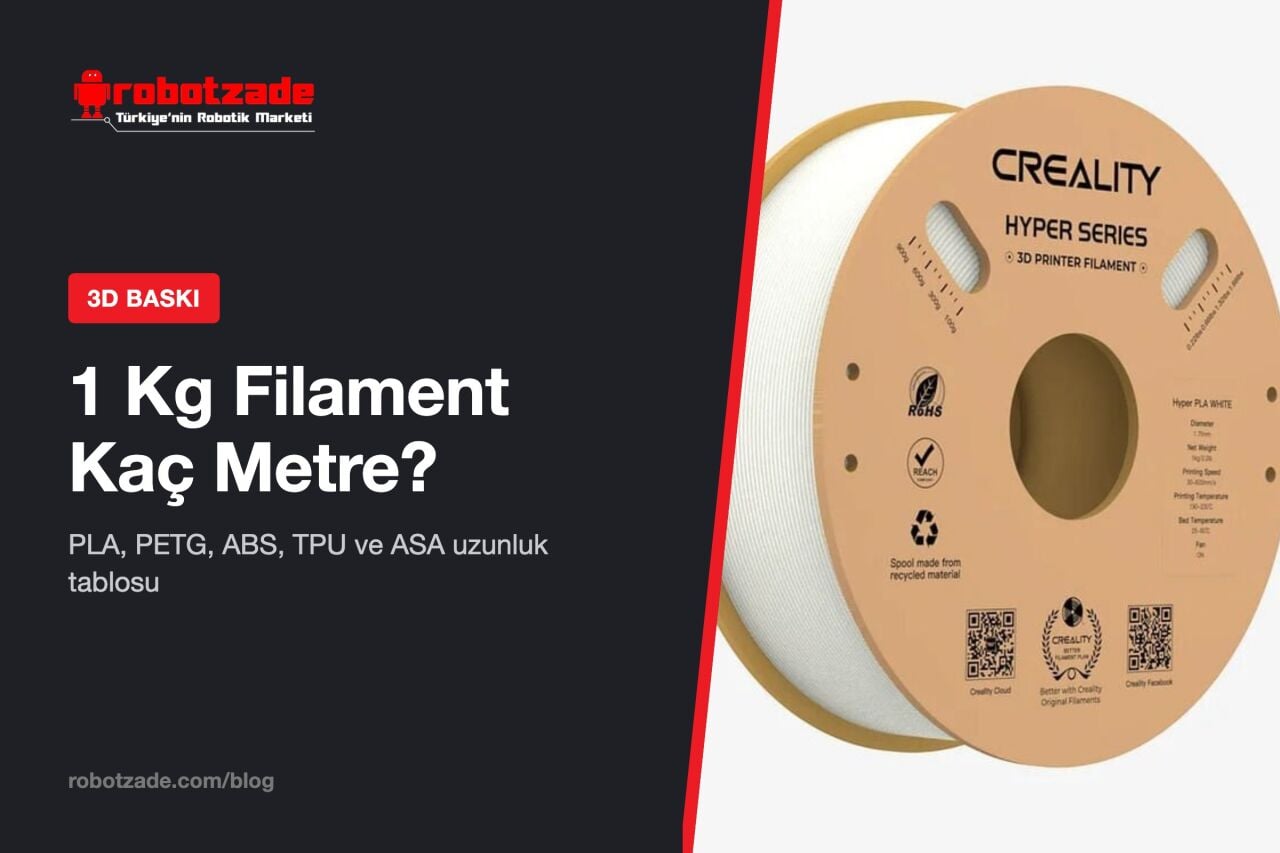 1 Kg Filament Kaç Metre ve Kaç Baskı Çıkar?