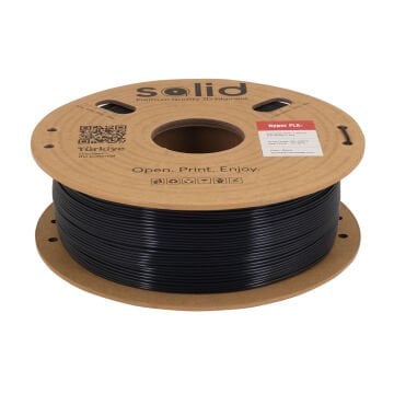 Solid Hyper PLA+ Siyah Filament 1.75mm - 1Kg