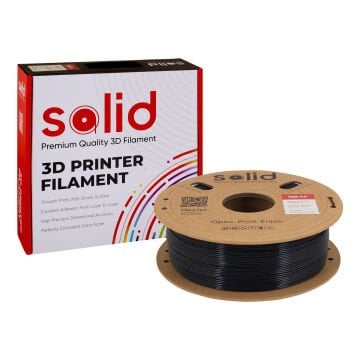 Solid Hyper PLA+ Siyah Filament 1.75mm - 1Kg