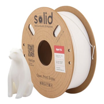 Solid Hyper PLA+ Beyaz Filament 1.75mm - 1Kg