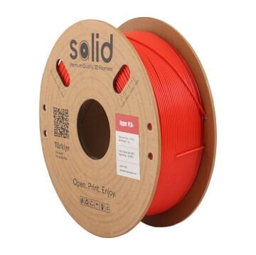 Solid Hyper PLA+ Kırmızı Filament 1.75mm - 1Kg