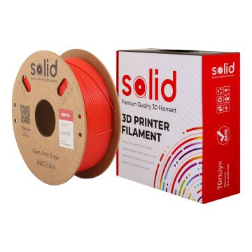 Solid Hyper PLA+ Kırmızı Filament 1.75mm - 1Kg