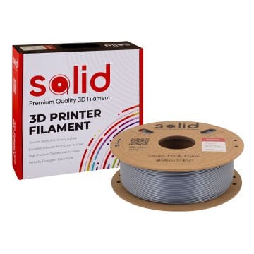 Solid Hyper PLA+ Gümüş Filament 1.75mm - 1Kg