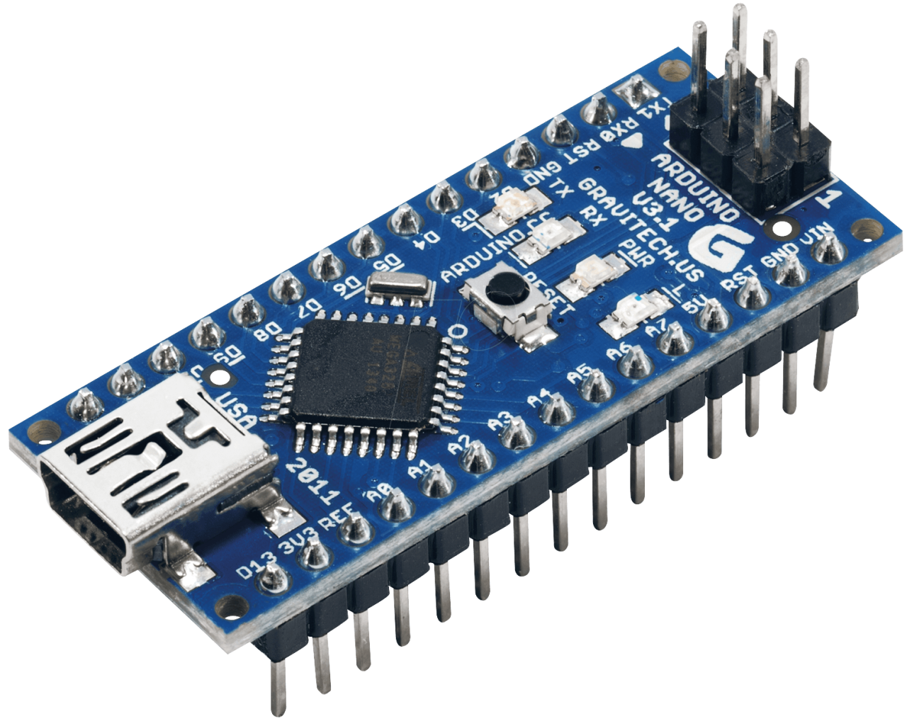 Arduino Nano 328 + USB Kablo Hediyeli