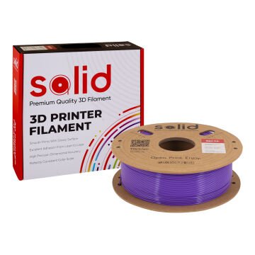 Solid Hyper PLA+ Mor Filament 1.75mm - 1Kg