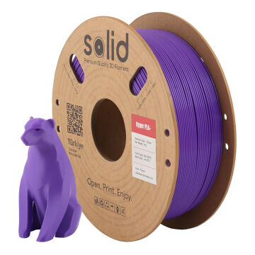 Solid Hyper PLA+ Mor Filament 1.75mm - 1Kg