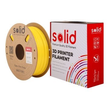 Solid Hyper PLA+ Sarı Filament 1.75mm - 1Kg
