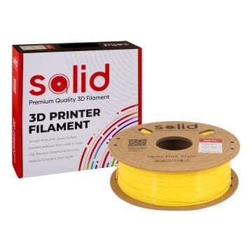 Solid Hyper PLA+ Sarı Filament 1.75mm - 1Kg