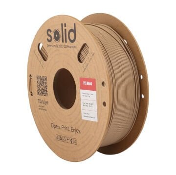Solid PLA Ahşap Wood Filament 1.75mm - 1Kg