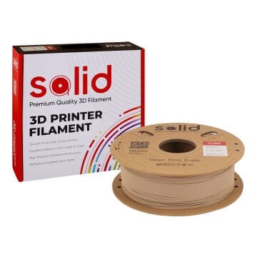 Solid PLA Ahşap Wood Filament 1.75mm - 1Kg
