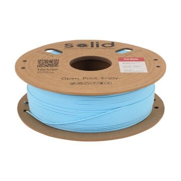 Solid PLA Matte Mavi Filament 1.75mm - 1Kg