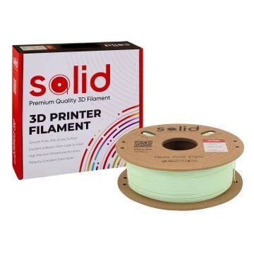 Solid PLA Matte Yeşil Filament 1.75mm - 1Kg