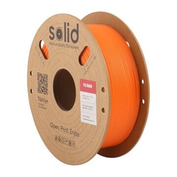 Solid PLA Matte Turuncu Filament 1.75mm - 1Kg