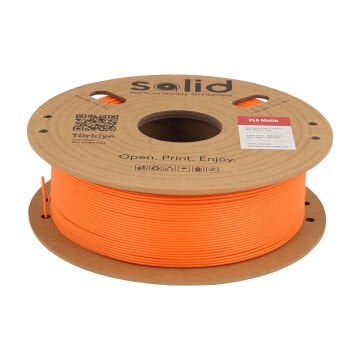 Solid PLA Matte Turuncu Filament 1.75mm - 1Kg