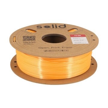 Solid Turuncu Silk PLA Filament 1.75mm - 1Kg