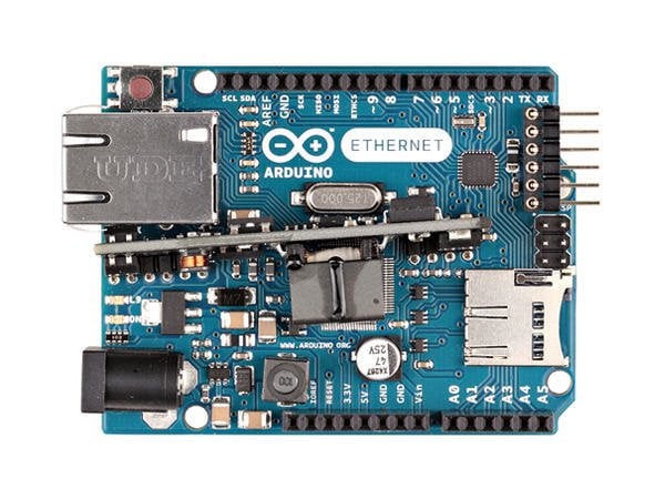 Orjinal Arduino Ethernet + PoE Modüllü