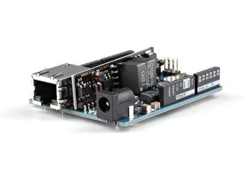 Orjinal Arduino Ethernet + PoE Modüllü