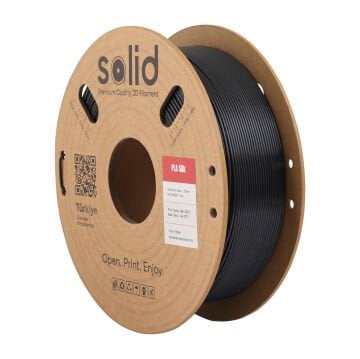 Solid Siyah Silk PLA Filament 1.75mm - 1Kg