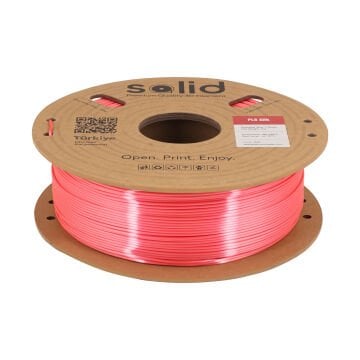 Solid Kırmızı Silk PLA Filament 1.75mm - 1Kg