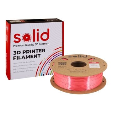 Solid Kırmızı Silk PLA Filament 1.75mm - 1Kg