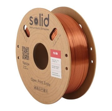 Solid Bakır Silk PLA Filament 1.75mm - 1Kg