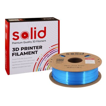 Solid Mavi Silk PLA Filament 1.75mm - 1Kg
