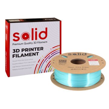 Solid Yeşil Silk PLA Filament 1.75mm - 1Kg
