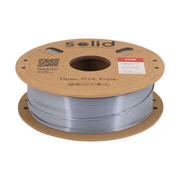 Solid Gümüş Silk PLA Filament 1.75mm - 1Kg