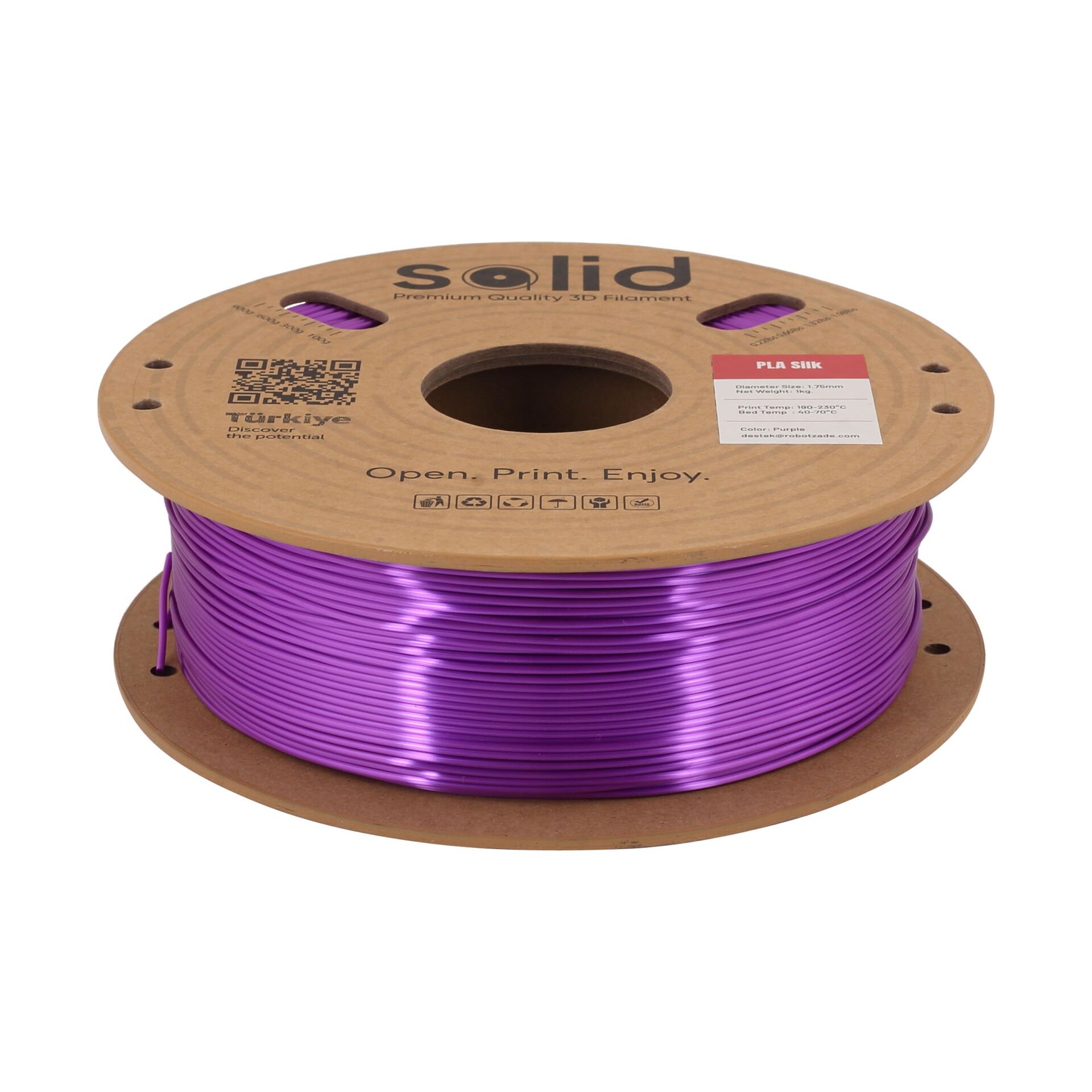 Solid Mor Silk PLA Filament 1.75mm - 1Kg