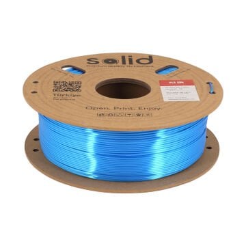 Solid Royal Mavi Silk PLA Filament 1.75mm - 1Kg