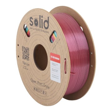 Solid Silk Rainbow PLA Filament 1.75mm - 1Kg