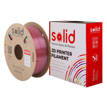Solid Silk Rainbow PLA Filament 1.75mm - 1Kg