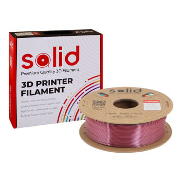 Solid Silk Rainbow PLA Filament 1.75mm - 1Kg