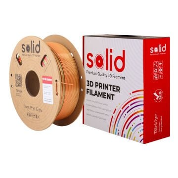 Solid Silk Rainbow PLA Filament 1.75mm - 1Kg