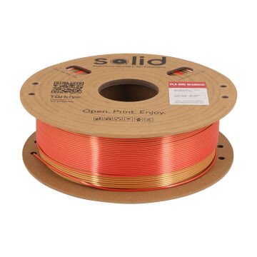 Solid Silk PLA Çok Renkli Filament 1.75mm - 1Kg