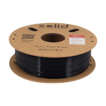 Solid Hyper TPU 95A Flex Siyah Filament 1.75mm - 1Kg