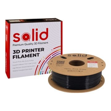 Solid Hyper TPU 95A Flex Siyah Filament 1.75mm - 1Kg