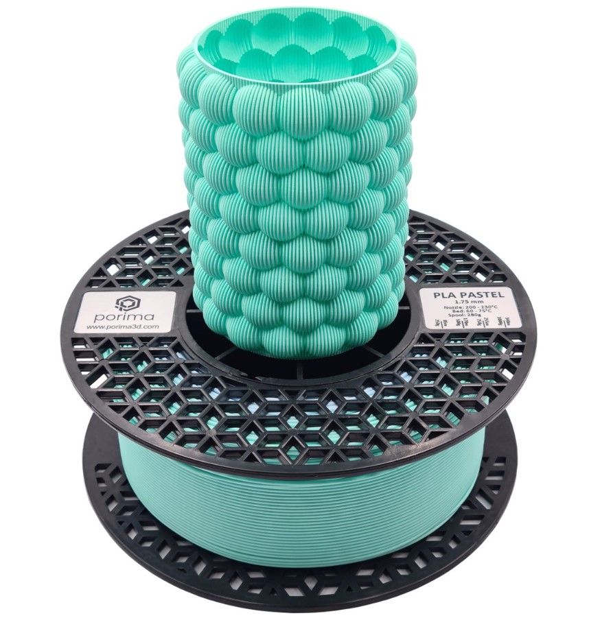 Porima PLA Pastel Filament Su Yeşili 1Kg