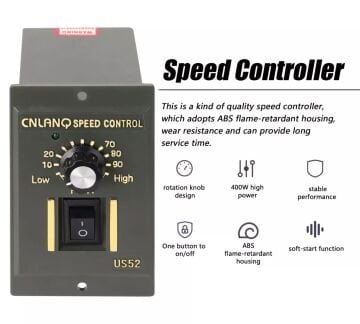 AC Motor Hız Kontrol Cihazı 400W Güç AC 220V