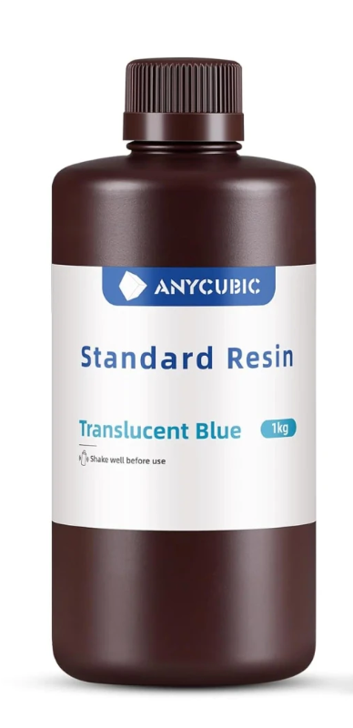 Anycubic Standart Reçine 1 Kg Transparan Mavi