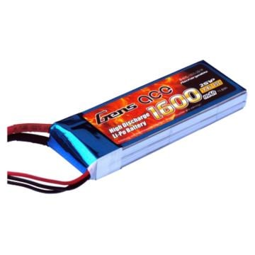7.4v 1600mAh 40C Lipo Pil