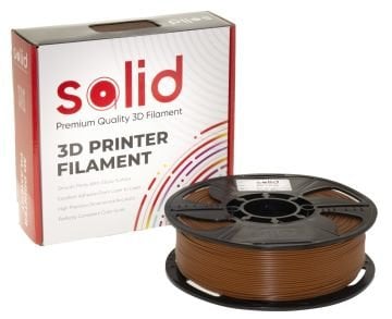 Solid Filament PLA Plus 1.75mm Kahverengi Rengi 1Kg