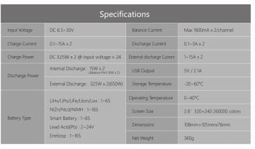 HOTA D6 Wireless Şarj Cihazı 2x325W 15A