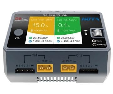 HOTA D6 Wireless Şarj Cihazı 2x325W 15A