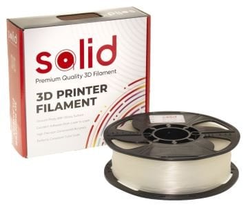 Solid Filament PLA Plus 1.75mm Naturel Şeffaf 1Kg