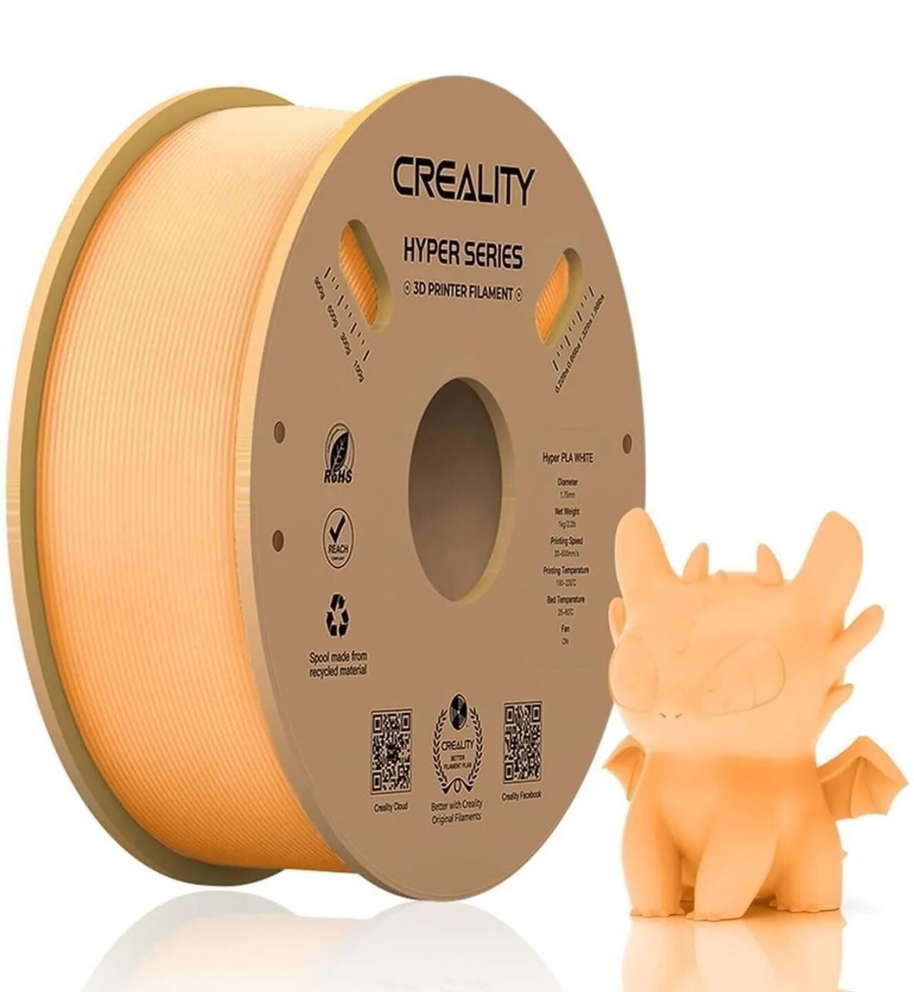 Creality Hyper PLA 1.75 mm 1 kg Şeftali Tozu Filament