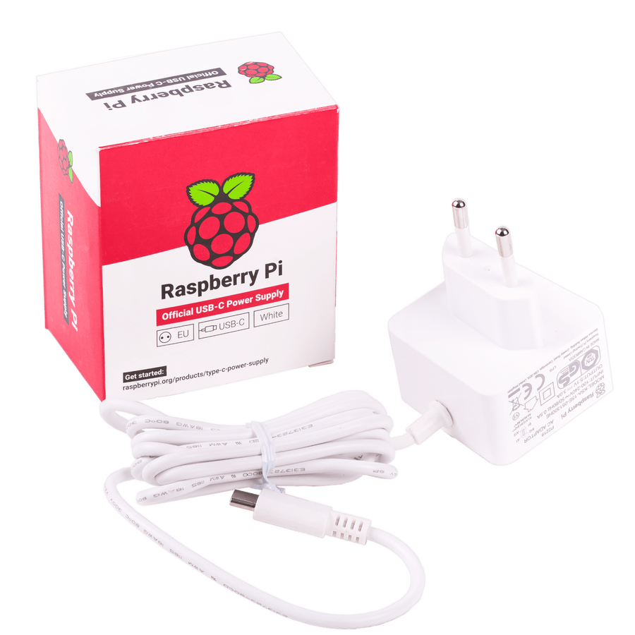 Raspberry Pi 4 Lisanslı Güç Adaptörü 5V 3A USB-C