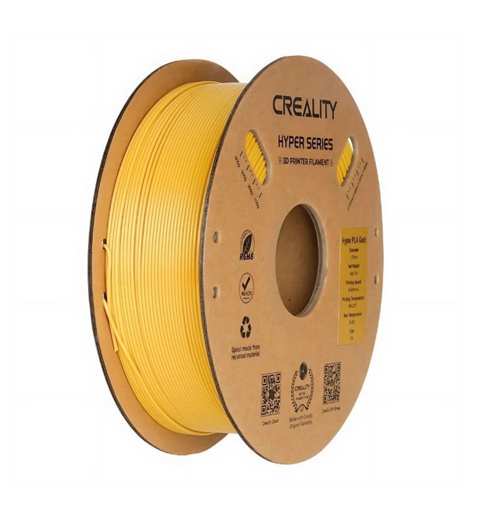 Creality Hyper PLA 1.75 mm 1 kg Gold Altın Filament