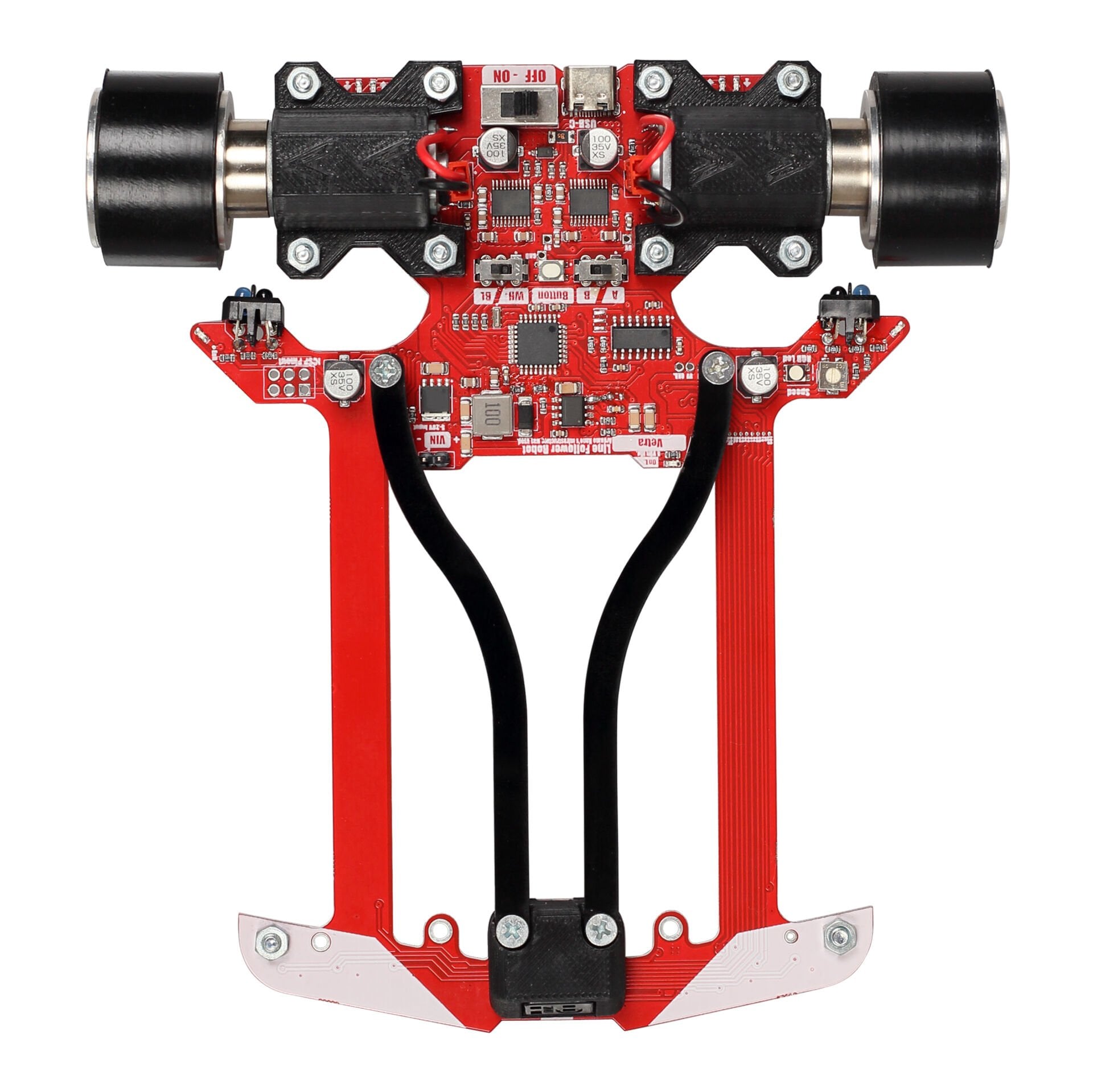 Vetra Hızlı Çizgi İzleyen Robot Kiti Enkoderli - 5000 Rpm