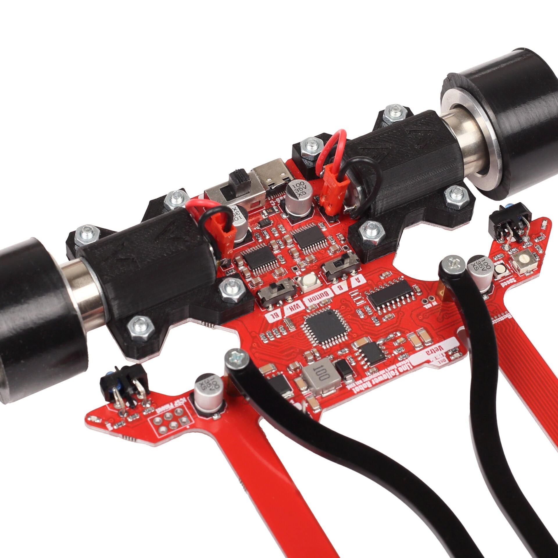 Vetra Hızlı Çizgi İzleyen Robot Kiti Enkoderli - 5000 Rpm